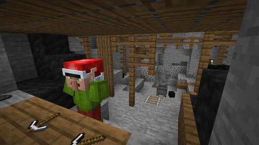 The coal mines for Santa's workshop The coal mines for Santa's workshop
